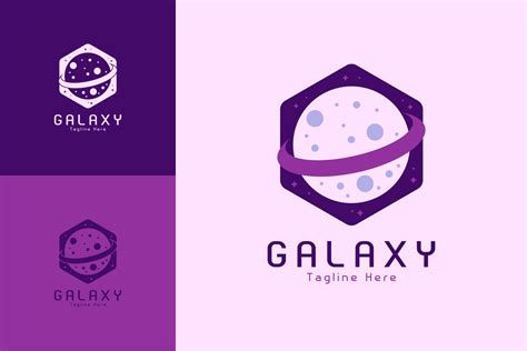 Creative galaxy logo template 12155345 Vector Art at Vecteezy