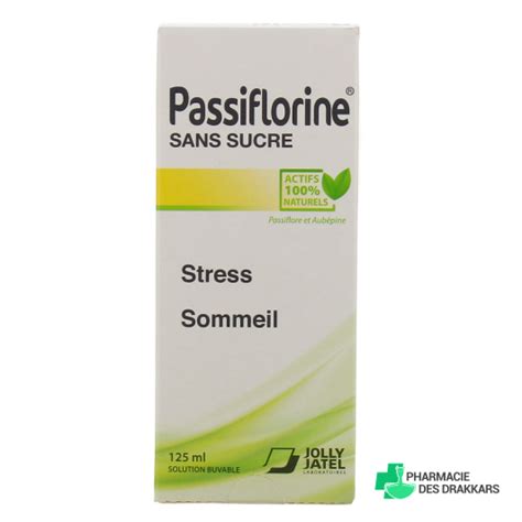 Passiflorine Sans Sucre Stress Sommeil