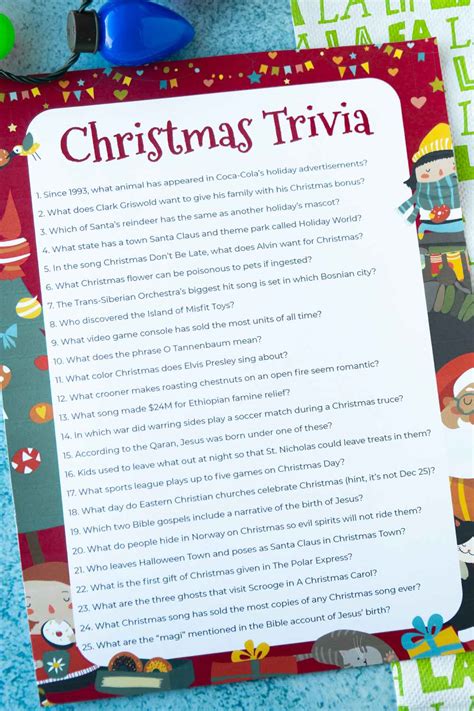 75+ Christmas Trivia Questions {Free Printable!} - Play Party Plan