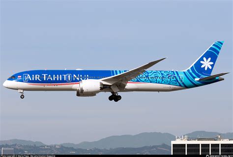 F Otoa Air Tahiti Nui Boeing Dreamliner Photo By Marco Papa Sky