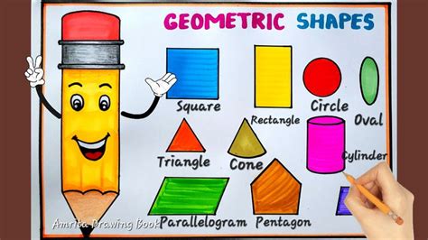 Mathematics Day Special drawing easy| How to Draw Geometric Shapes ...