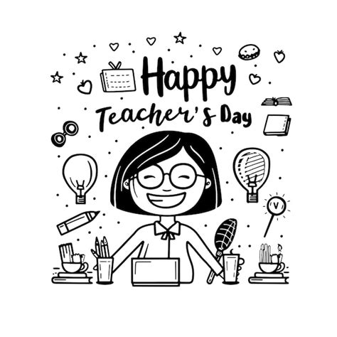 Premium Vector Happy Teachers Day Vector Illustration