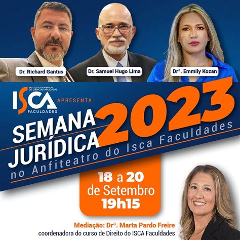 22ª SEMANA JURÍDICA 2023 Isca Faculdades