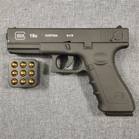 Glock Laser Version Automatic Shell Ejection Toy Gun Free Shipping