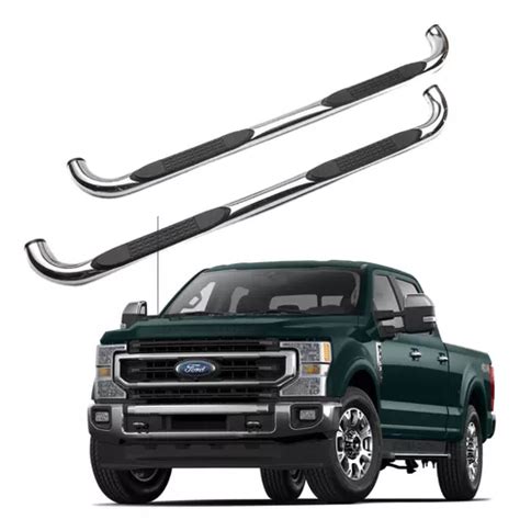 Estribos Redondos Ford F150 2015 2022 Dob Cab Acero Inox MercadoLibre