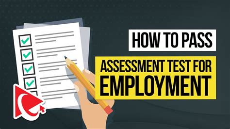 Employment Assessment Test Questions And Answers Youtube