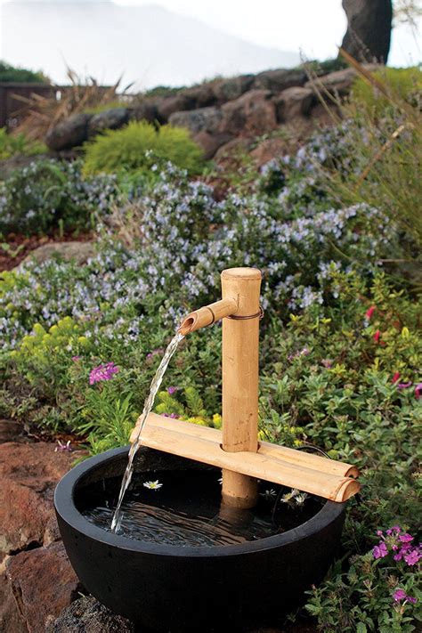 Amazon Bamboo Accents Water Fountain Kit Inch Adjustable