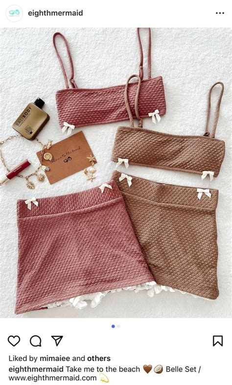 Eighth Mermaid Belle Set In Nude Color Women S Fashion Swimwear