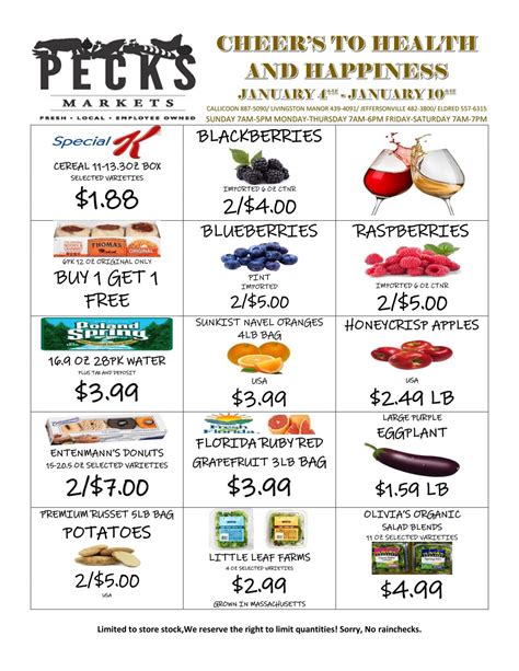 Peck's Market Weekly Ad (04/01/2021 - 10/01/2021) | Kupino.com Current Ads Online | Grocery ads ...