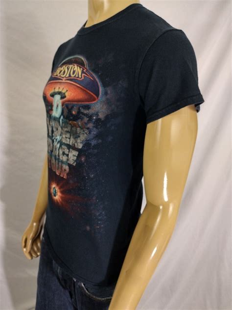 Boston Hyper Space Tour Concert T Shirt Mens Small Gildan Heavy