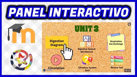 Cómo crear un MENÚ INTERACTIVO con GENIALLY para Moodle o tu web Aula