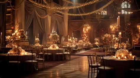 Premium AI Image | A photo of a grand event with party decor