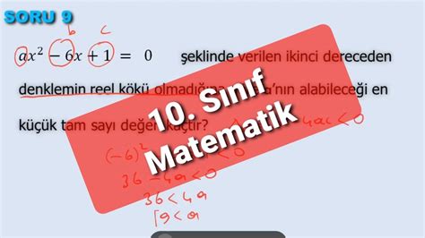 10 Sınıf Matematik ÇARPANLARA AYIRMA İKİNCİ DERECEDEN DENKLEMLER