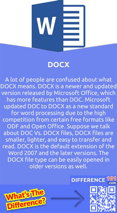 docx  key differences pros cons similarities difference