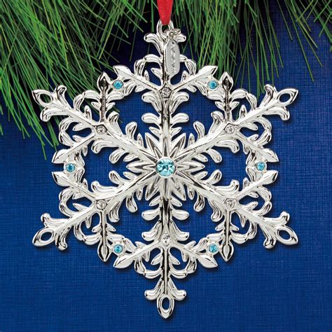 Sterling Collectables 2023 Lenox Snow Majesty Snowflake Silverplate