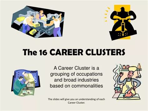 Ppt The 16 Career Clusters Powerpoint Presentation Free Download