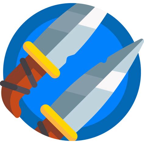Dagger Detailed Flat Circular Flat icon