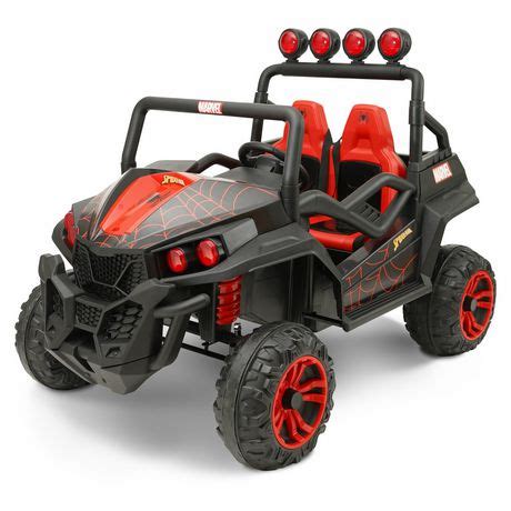 Power Wheels Spider-Man Jeep Wrangler Battery Powered 12V Ride On ...