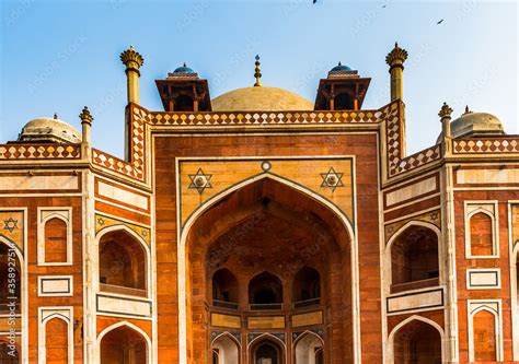 It's Humayun's Tomb complex,the tomb of the Mughal Emperor Humayun in Delhi, India. UNESCO World ...