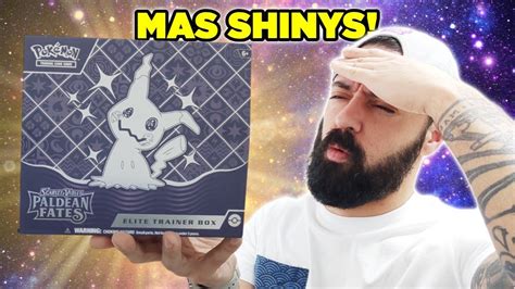 Mas Shinys Abro Otra Elite Trainer Box De Paldean Fates Cartas