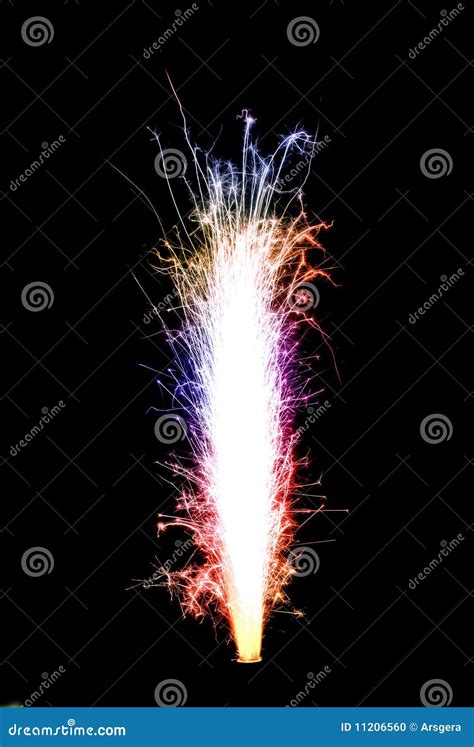 Colorful Birthday Fireworks Candle Stock Photo Image Of Festival