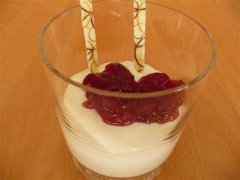 Sahnequark Mit Kirschsauce Rezept Mit Bild Kochbar De