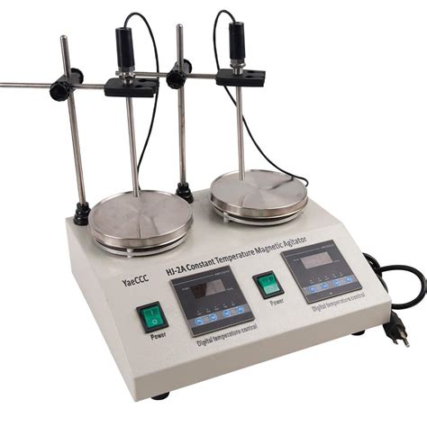 L Laboratory Magnetic Stirrer Hot Plate Digital Display Position Luneot