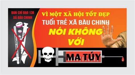 Mẫu pano phòng chống ma túy corel free