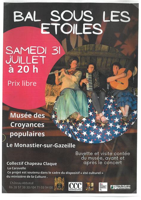 Samedi Juillet Bal Sous Les Toiles Le Monastier Sur Gazeille