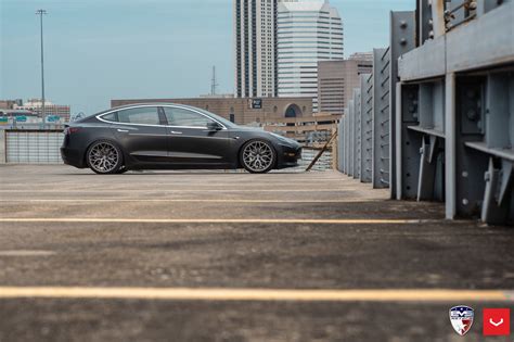 Tesla Model 3 Vossen Hybrid Forged Series Hf 2 Vossen Wheels