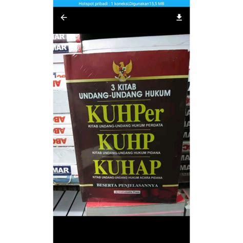 Jual Jual Buku Kitab Undang Udan Kuhper Kuhp Kuhap Beserta Penjelasanya