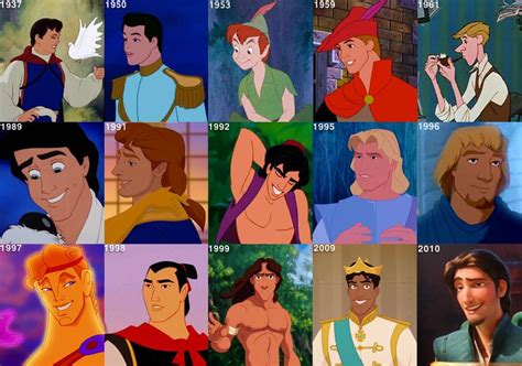 Disney Princess Photo Disney Princesleading Men Over The Years Disney Princes Disney Men