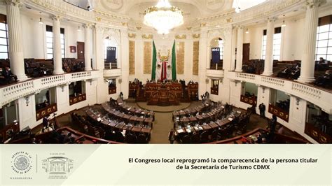 El Congreso Local Reprogramó La Comparecencia De La Persona Titular De