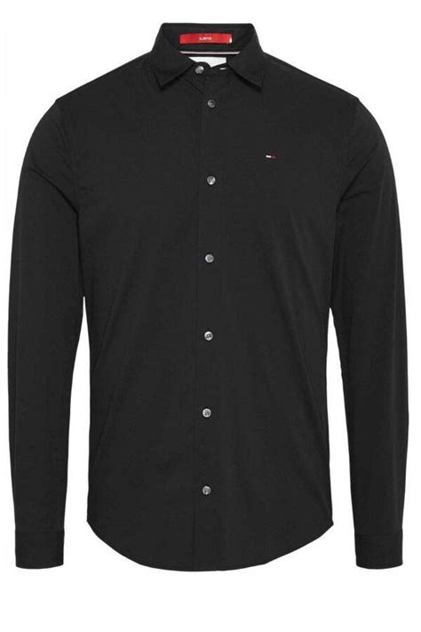 Koszula M Ska Tommy Hilfiger Slim Fit Czarna Dewear Pl