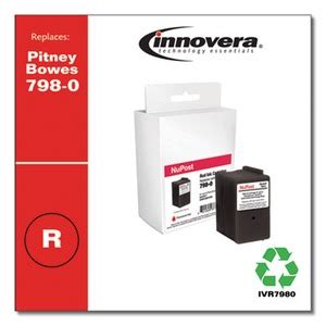 Innovera Compatible Red Postage Meter Ink - IVR7980 - Shoplet.com