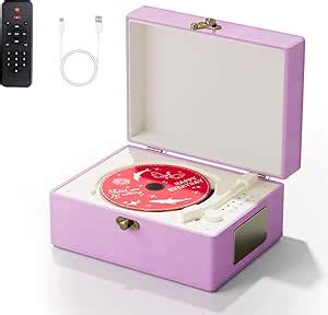 Amazon Yintiny Time Music Box Cd Player With Speakers Bluetooth