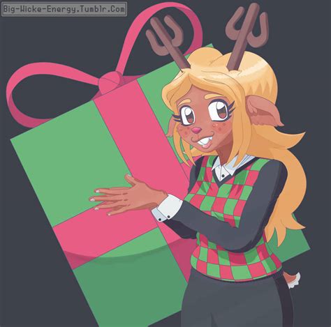 Deltarune- Noelle Holiday is a Gift by DubiousDerringer on DeviantArt