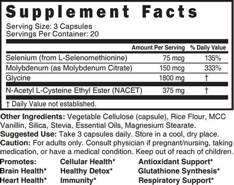 Neuro Nac Supplement Mg Extra Strength With Mg Glycine N