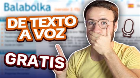 De Texto A Voz Con Ia Gratis Balabolka Esimple Youtube