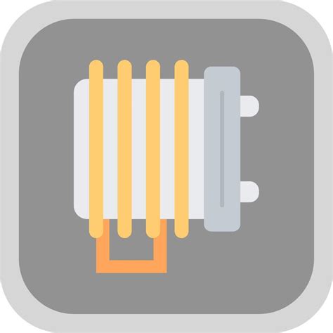 Heater Flat Round Corner Icon 38774406 Vector Art At Vecteezy