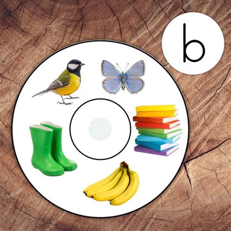 Letter Sound Wheels Real Images Little Spark Company