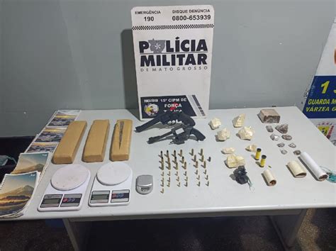 Tr S S O Presos Drogas E Armas De Fogo Em V Rzea Grande Mato