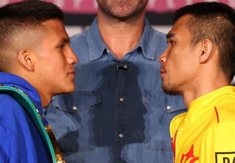 Photos Jesse Rodriguez Srisaket Sor Rungvisai Face To Face At Final