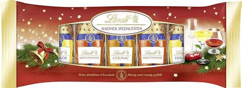 Lindt Schokolade Alkohol Speziatlitäten Fläschchen 132 g