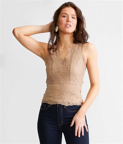 Daytrip Lace Layering Tank Top Women S Tank Tops In Natural Buckle