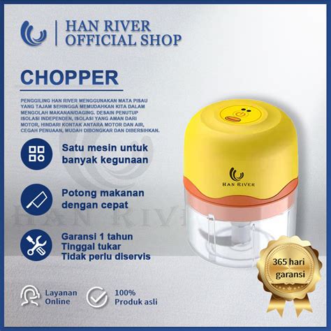 HAN RIVER Mini Blender Kapsul Serbaguna Chopper Mini Portable Motor