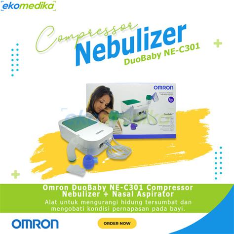 Jual Omron DuoBaby NE C301 Nebulizer Bayi Nasal Aspirator Duo Baby