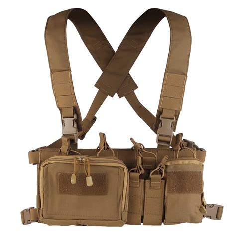 Buy Huenco Assault Chest Rig 500d Molle Multicam Vest With Multi Pockets Online At Desertcartindia