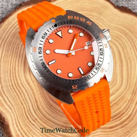 Tandorio Reloj De Buceo Autom Tico Para Hombre Cron Grafo De Cristal De