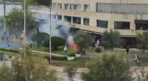 Batalla Campal En Santander Entre Ultras Del Racing Y Del Málaga Fútbol